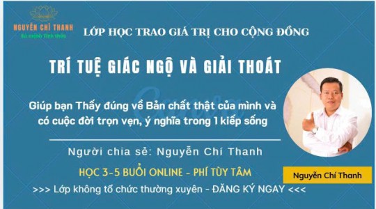 TRÍ TUỆ GIÁC NGỘ VÀ GIẢI THOÁT